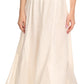 Sakkas Monola Long Tall Lace Embroidered Paneled Adjustable Waist Flare Skirt