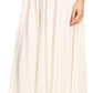 Sakkas Ines Womens Gypsy Maxi Bohemian Long Skirt With Elastic Smock Waist & Lace