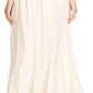 Sakkas Monica Womens Gypsy Bohemian Long Maxi Skirt with Elastic Waist and Lace