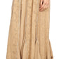 Sakkas Monica Womens Gypsy Bohemian Long Maxi Skirt with Elastic Waist and Lace