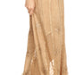 Sakkas Aleja Womens Bohemian Gypsy Maxi Long Skirt Adjustable Elastic Waist Lace