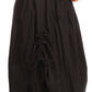 Sakkas Coco Long Cotton Ruffle Skirt with Pockets and Elastic Waistband