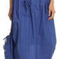 Sakkas Coco Long Cotton Ruffle Skirt with Pockets and Elastic Waistband