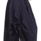 Sakkas Coco Long Cotton Ruffle Skirt with Pockets and Elastic Waistband