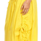 Sakkas Coco Long Cotton Ruffle Skirt with Pockets and Elastic Waistband