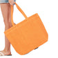 Women's Solid Crochet Straw Tote Bag / Beach