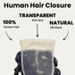 Spanish Wave 4x4 Transparent Lace Human Hair Closure