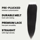 Cierre de cabello humano liso 5x5 HD Lace