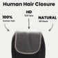 Cierre de cabello humano liso 5x5 HD Lace
