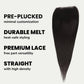 Straight 5x5 Transparent Lace Human Hair Closure