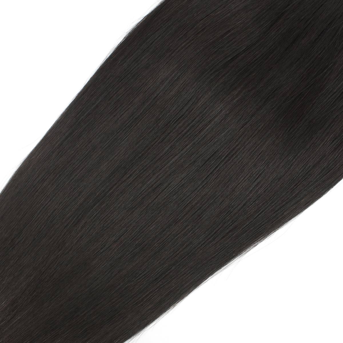 Cierre de cabello humano de encaje HD liso 7x7