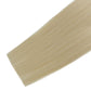 Extensiones de cabello 100% natural, liso y rubio