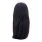 Peluca de cabello humano 100% liso con parte en U