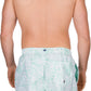 Sakkas Mens Short Marco Aloha Print Printed Skate Surf Board Short / Swim Trunks