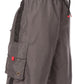 Men's Contrast Striped Solid Color Swim Trunks for Surfing and Skating by Sakkas