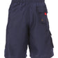 Men's Contrast Striped Solid Color Swim Trunks for Surfing and Skating by Sakkas