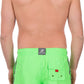 Men's Contrast Striped Solid Color Swim Trunks for Surfing and Skating by Sakkas