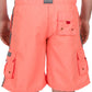 Men's Contrast Striped Solid Color Swim Trunks for Surfing and Skating by Sakkas