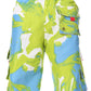 Sakkas Mens Multi Color Wave Design Skate Surf Board Short / Swim Trunks