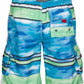Sakkas Dominic Striped Watercolor Washed Skate Surf Board Short / Swim Trunk