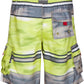 Sakkas Dominic Striped Watercolor Washed Skate Surf Board Short / Swim Trunk