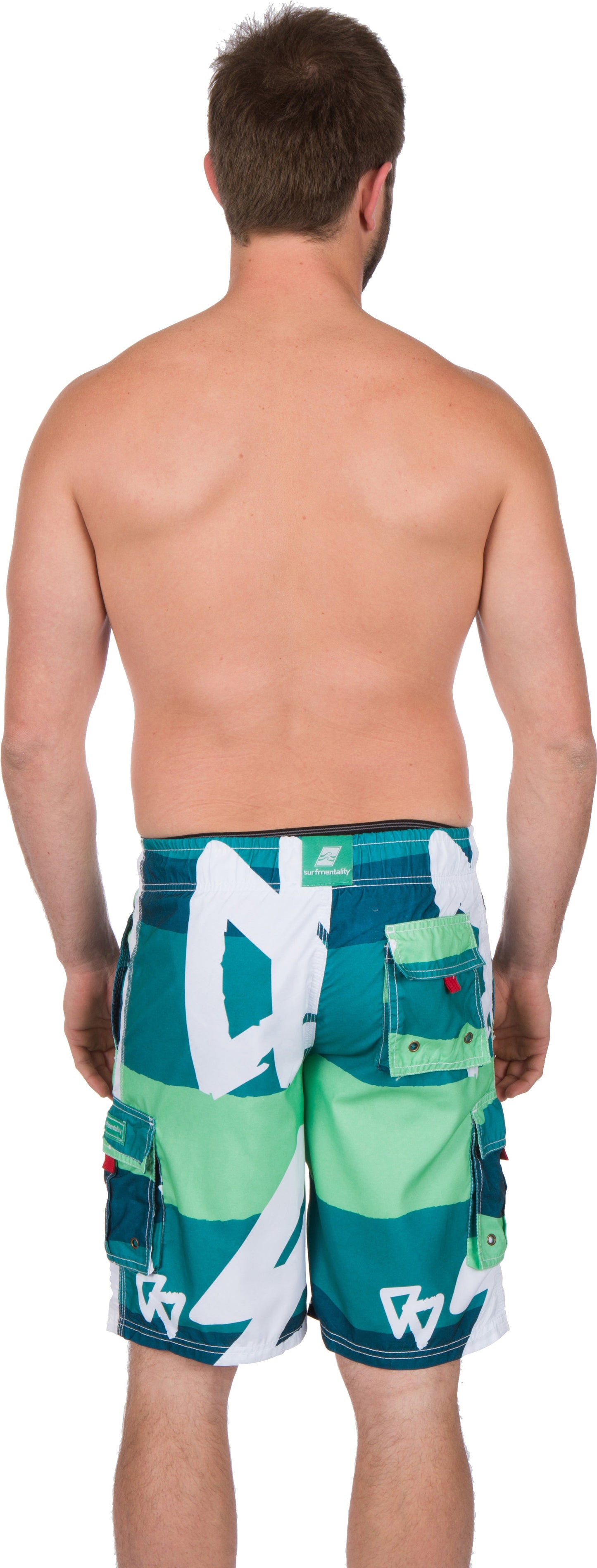 Sakkas Xavier Stretch Waistband No Wet Swim Trunk/ Boardshorts
