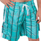 Sakkas Jaxon Plaid Stretch Waistband No Wet Swim Trunk/ Boardshorts