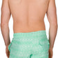 Sakkas Levi Aztec Pattern Printed Short Length Skate Surf Board Short / Swim Trunk