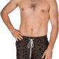Sakkas Ollie Short Length Wave Dot Patterned Skate Surf Board Short / Swim Trunks