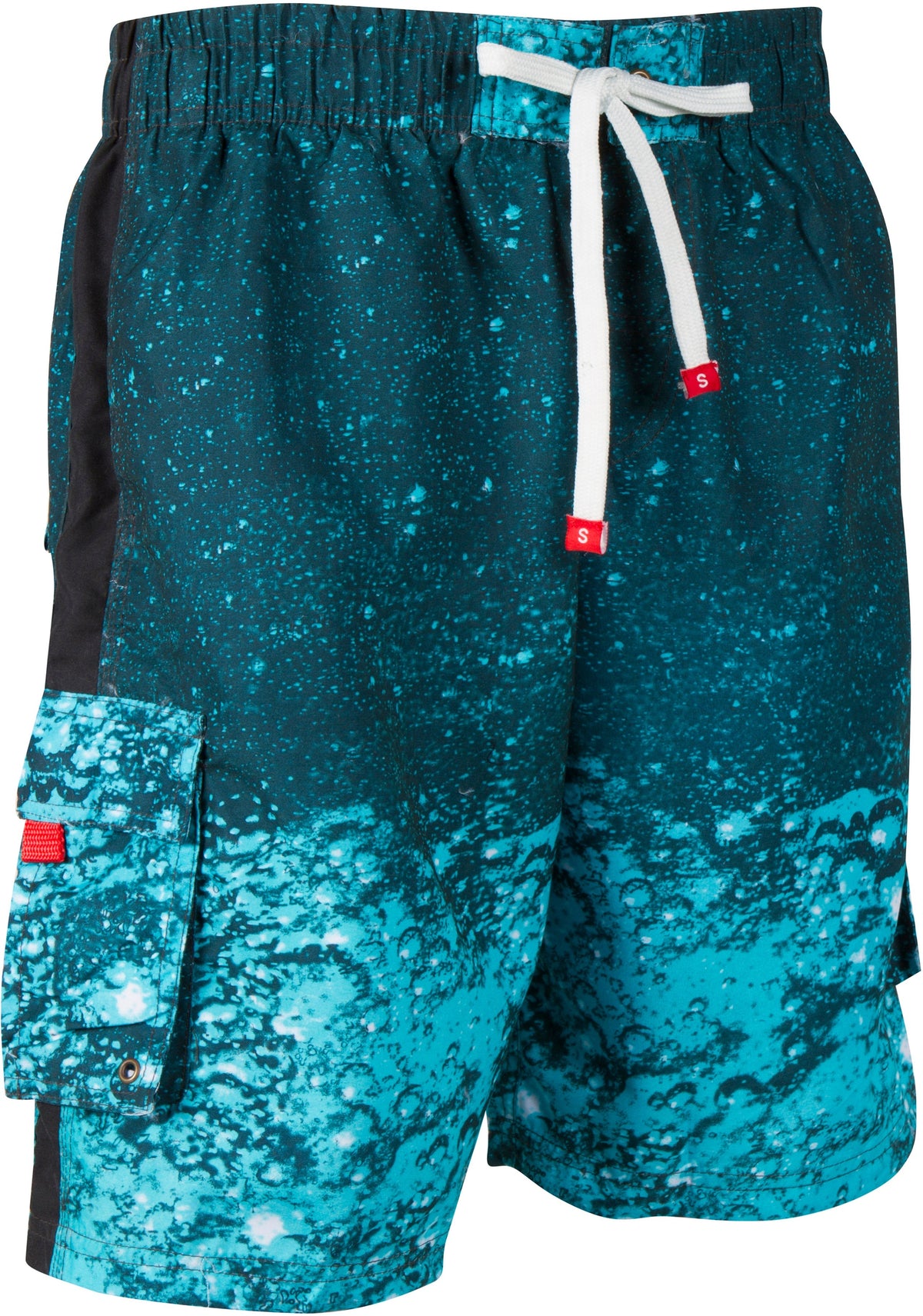 Sakkas Men's Two Tone Splash Skate Surf Board Short / Swim Trunks