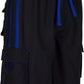 Sakkas Mens Contrast Stripes Skate Surf Board Short / Swim Trunks