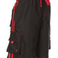 Sakkas Mens Contrast Stripes Skate Surf Board Short / Swim Trunks