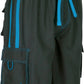 Sakkas Mens Contrast Stripes Skate Surf Board Short / Swim Trunks