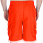 Sakkas Mens Contrast Stripes Skate Surf Board Short / Swim Trunks