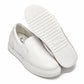 CALTO - T1022 - 2.6 Inches Taller (White) - Lightweight Nappa Leather Loafer