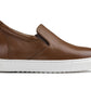 CALTO - T1023 - 2.6 Inches Taller (Coffee Brown) - Lightweight Nappa Leather Loafer