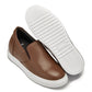 CALTO - T1023 - 2.6 Inches Taller (Coffee Brown) - Lightweight Nappa Leather Loafer