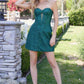 Nox Anabel T134 Short A-Line Strapless Sequin Dress Sweetheart Neckline