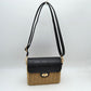 Quilted Flap Woven Straw Crossbody Bag with Adjustable Shoulder Strap