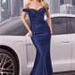 Ladivine Amoris T402 Dress Off the Shoulder Fitted Gown