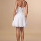 Amoris T709 Short Strapless Chiffon Dress