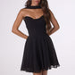 Amoris T709 Short Strapless Chiffon Dress