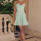 Amoris T709 Short Strapless Chiffon Dress