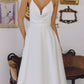 Vestido de Novia Amoris T714W de Corte A con Tirantes Delgados