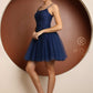 Nox Anabel T718 Short A-Line Corset Back Baby Doll Dress Tulle Skirt