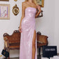 Amoris T724 Sleek Strapless Sequin Fitted Gown