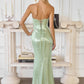 Amoris T724 Sleek Strapless Sequin Fitted Gown