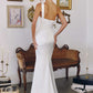 Amoris T727W One Shoulder Fitted Stretch Satin Mermaid Bridal Dress