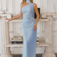 Amoris T730 One Shoulder Chiffon Formal Gown