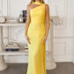 Amoris T730 One Shoulder Chiffon Formal Gown